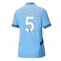 Dres Manchester City John Stones #5 Domáci pre Ženy 2024-25 Krátky Rukáv